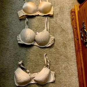 3 nude bras